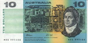 10 dolarów australijskich - banknot 2
