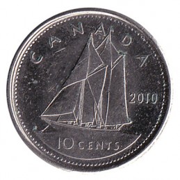 10 centów kanadyjskich