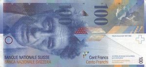 100 franków szwajcarskich