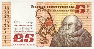 5 funtów irlandzkich - banknot 2
