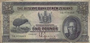 5 funtów nowozelandzkich - banknot 2