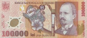 100000 lei rumuńskich