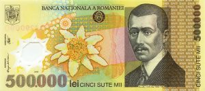 500000 lei rumuńskich