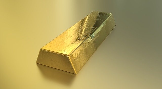 sztabka złota o wadze 1 kg