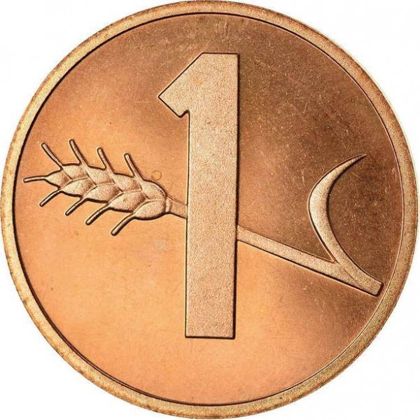 1 rappen - awers