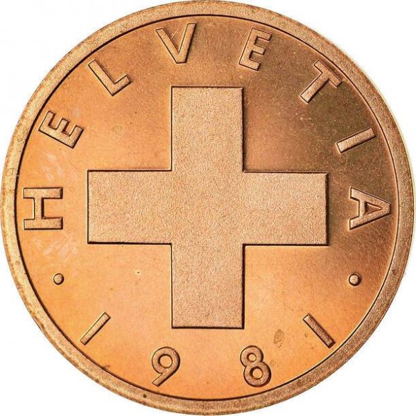1 rappen - rewers